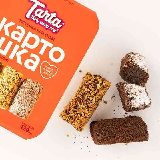 Pastry Kartoshka With Sprinkling Tarta 420 g Gazimağusa