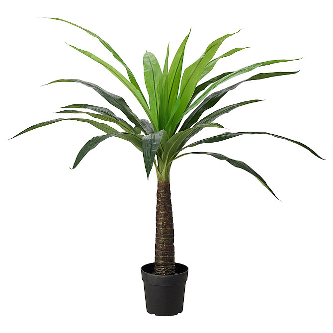 ФЕЙКА искусственное комнатное/уличное горшечное растение/пальма, 24 см Gazimağusa - изображение 1