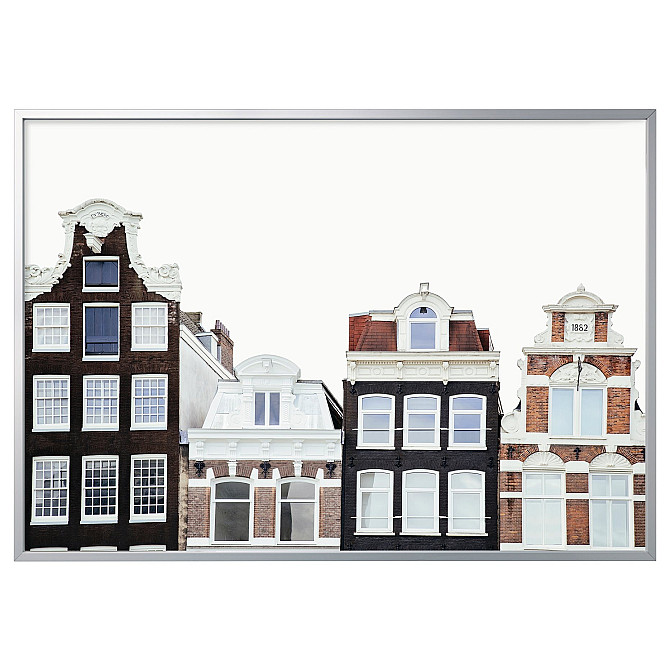 BJORKSTA painting/Amsterdam Buildings, 200x140 cm Gazimağusa - photo 1