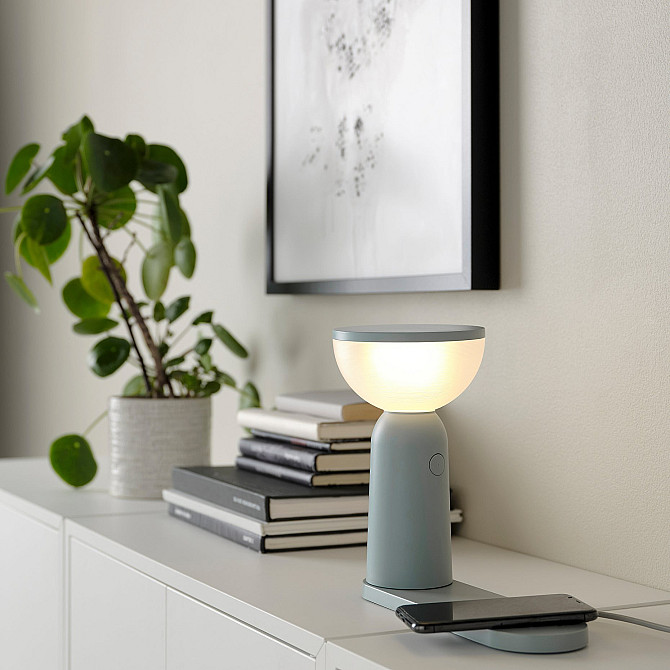 BETTORP portable lamp with integrated LED lighting and wireless charging compatible with dimmer Gazimağusa - photo 6