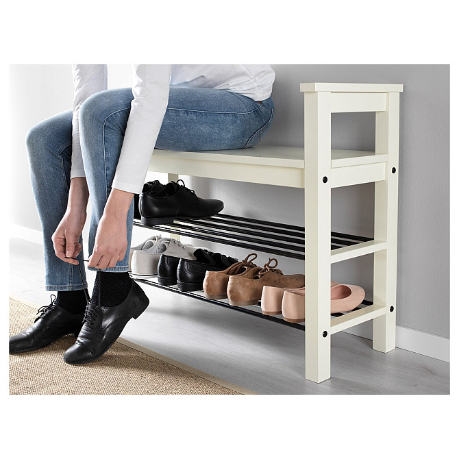 HEMNES Bench with shoe rack Gazimağusa - photo 2