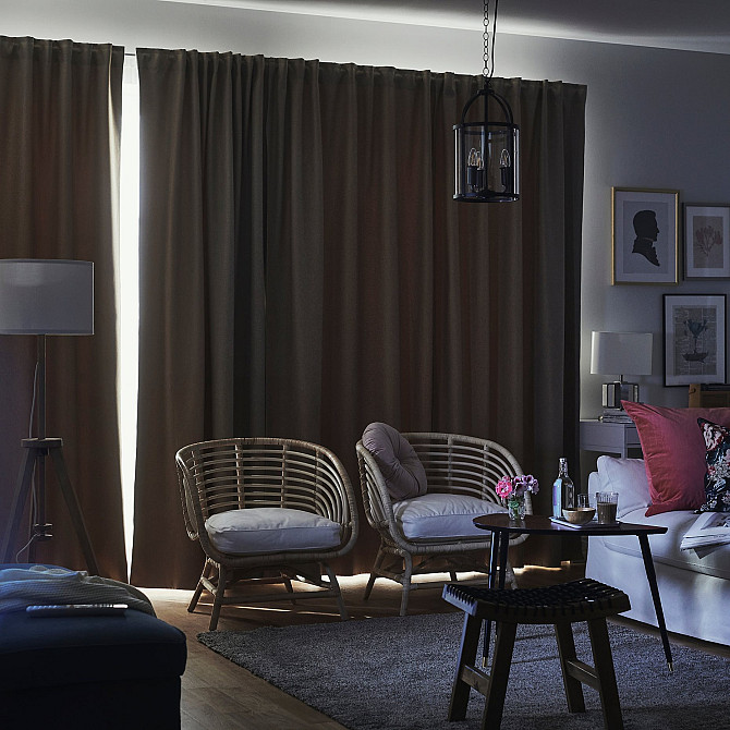 ANNAKAJSA partial blackout curtains, 2 pcs. Gazimağusa - photo 4