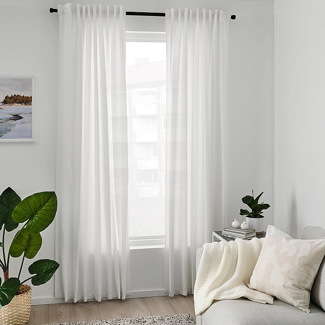 GUNNLAUG noise absorption curtain 145x300 cm, 2 pcs Gazimağusa - изображение 3