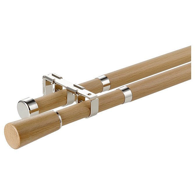 KAGELKAKTUS double curtain rail set, 120-210 cm 28 mm Gazimağusa - photo 1