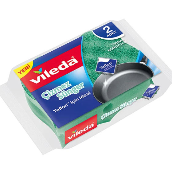 VILEDA SPONGE ANTI-SCRATCH 2-PIECE ECO PACK Gazimağusa