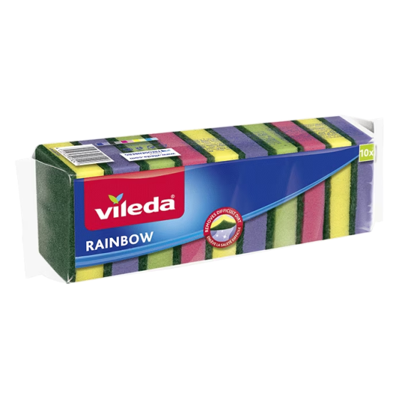 VILEDA SPONGE RAINBOW 10 PACK Gazimağusa