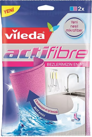 VILEDA CLOTH 2-Piece ACTIFIBRE (PVA) CLEANING Gazimağusa