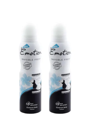 EMOTION 2-PACK PKT INVISIBLE FRESH DEO SPRAY 150 ML Gazimağusa - photo 1