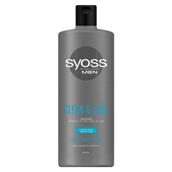 SYOSS SAMP. MEN 500 ML CLEAN & COOL (NORMAL AND OILY HAIR) Gazimağusa