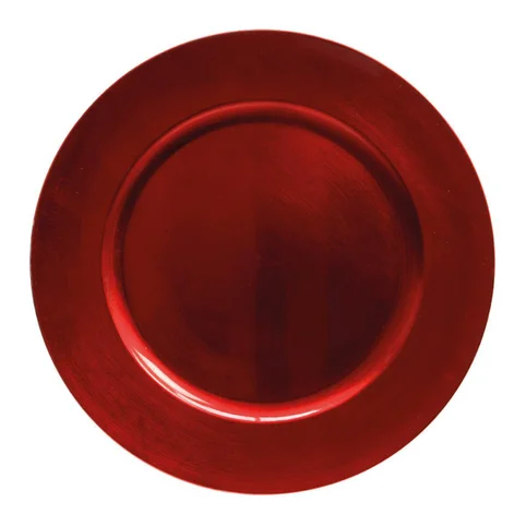 Christmas decorative plate red 28cm Gazimağusa