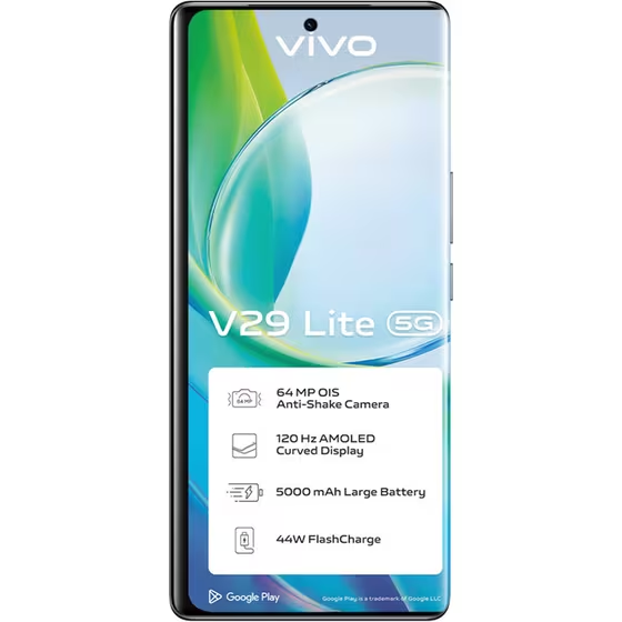 Smartphone Vivo V29 Lite 5G 128GB Dual Sim - Flare Black Gazimağusa - изображение 2
