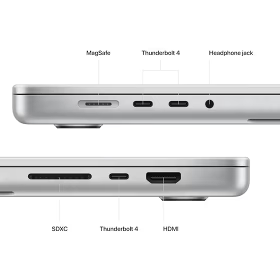 Apple MacBook Pro 16" M2 Max Chip UHD (Apple M2 Max 12 Cores/32GB/1TB SSD/38 Core GPU/macOS) Silver Gazimağusa - изображение 6