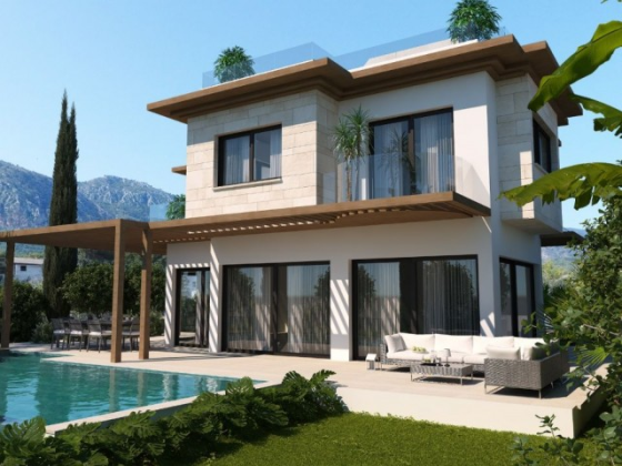 3+1 villa in a unique location in the region suitable for family life Alsancak Girne
