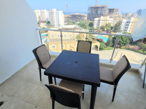 For rent 1+1 with sea view Yeni İskele