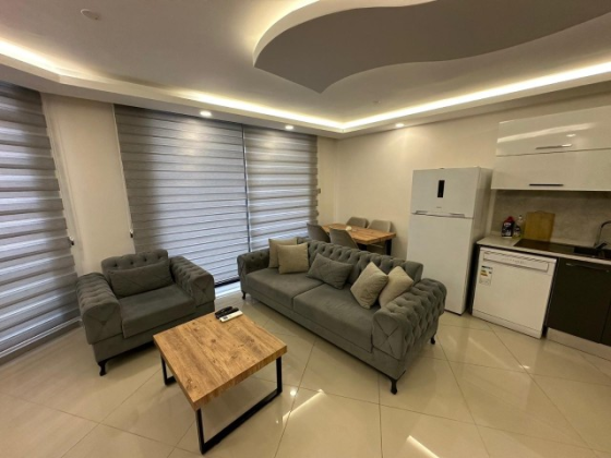 Furnished luxury apartment for rent in the center of Kyrenia Girne
