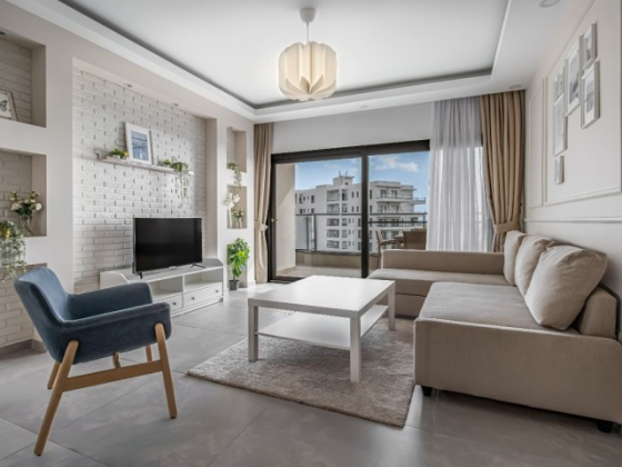 Fully furnished luxury 2+2 apartment in Caesar Blue area Yeni İskele