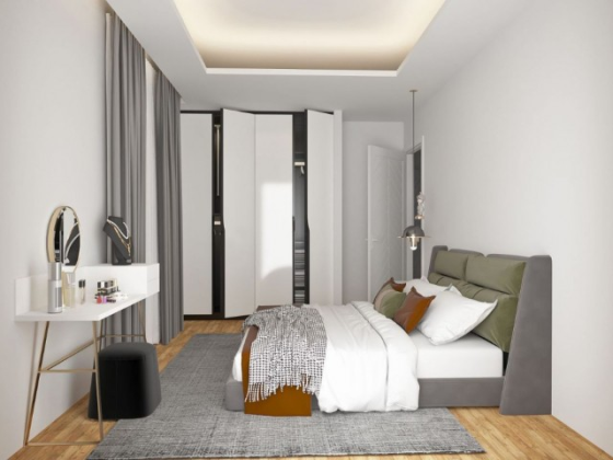 Apartment 3+1 120 m2 in Kyrenia - Alsancak Kamelot area Girne