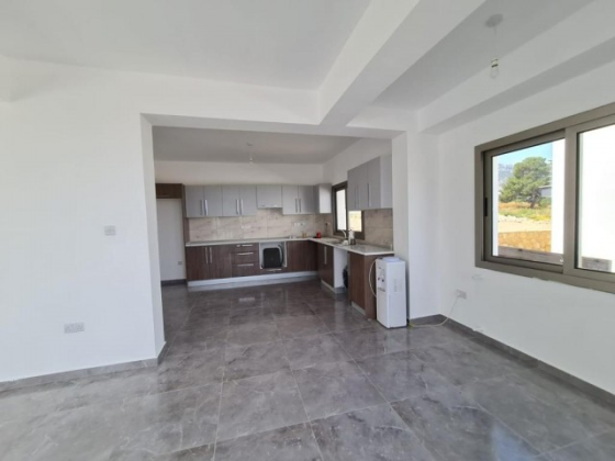 Newly built, spacious unfurnished 3+1 villa for rent in Catalkoy, Kyrenia Girne