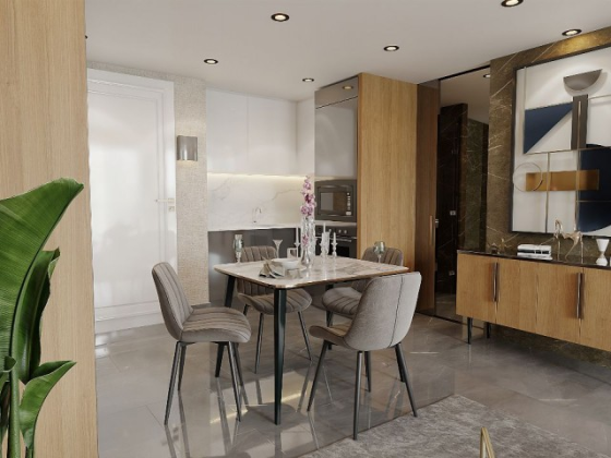 1+1 Flat for Sale in Querencia B-C-D Block Yeni İskele