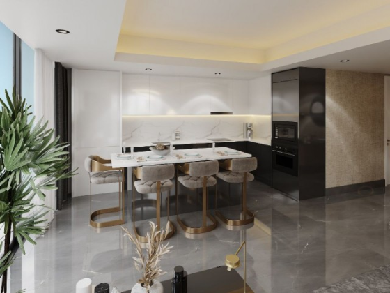 3+1 Flat for Sale in Querencia B-C-D Block Yeni İskele
