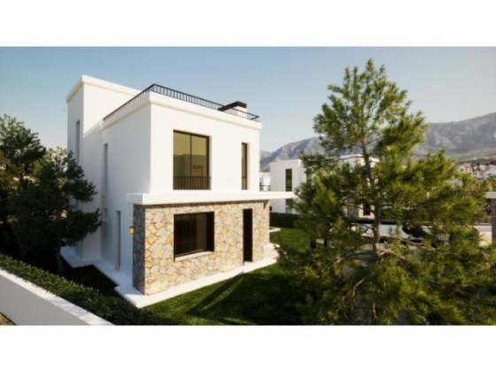 Villa 3+1 for sale in Edremit, Girne Edreville from Özyalçın Girne