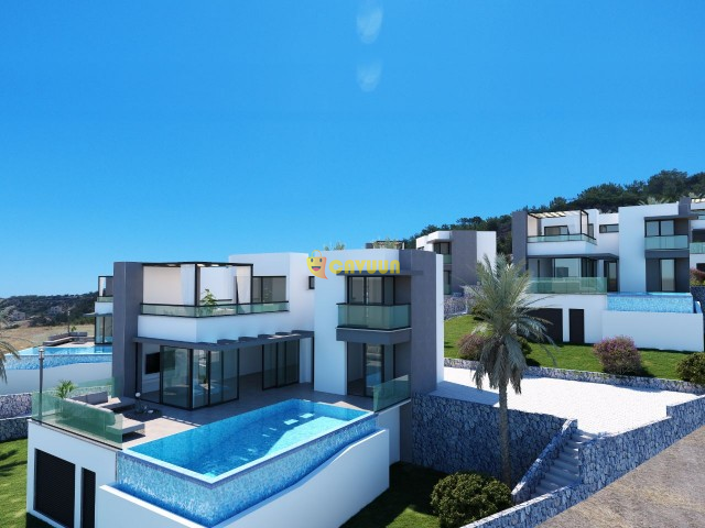 Villas with pool and sea and mountain views are for sale by owner in Kyrenia, Esentepe Girne - изображение 2