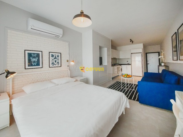 1+0 apartment with sea view Yeni İskele - photo 4