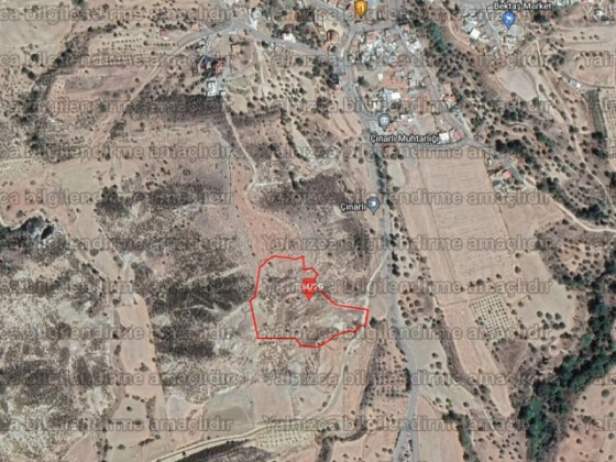 PROFITABLE plot 96 Turkish land plot in the village of Chinarli Gazimağusa
