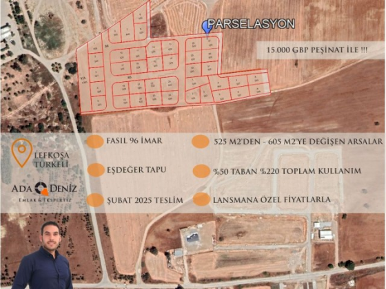 LAND FOR SALE FROM TURKELIDE PROJECT Nicosia