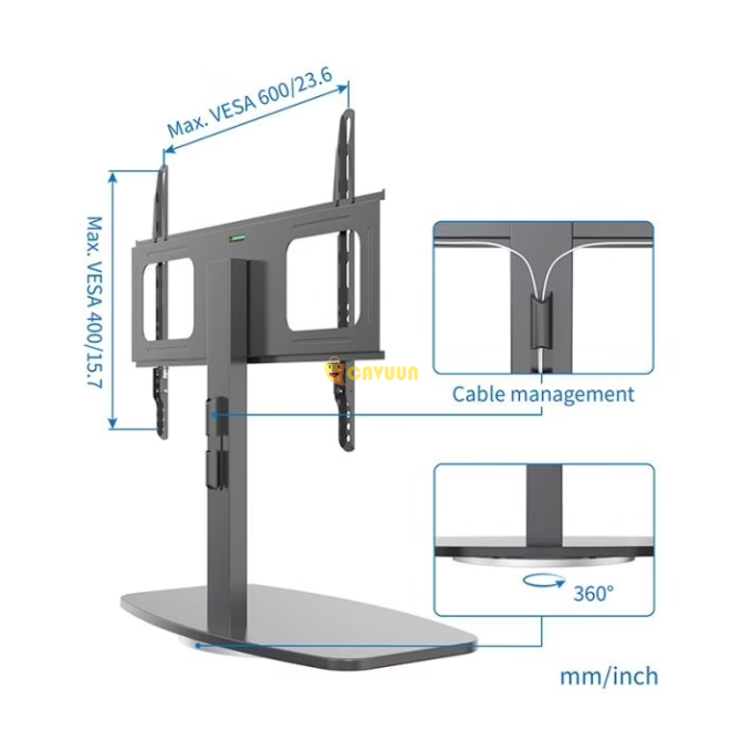 Wall bracket EDENWOOD MDF black for TV 32" to 65 Gazimağusa - photo 5