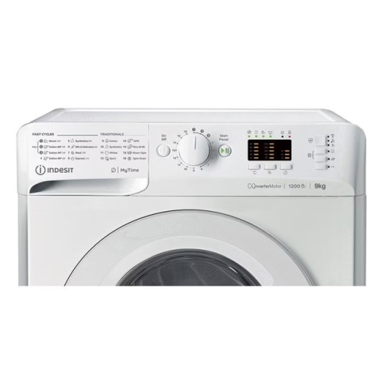 Washing machine 9 kg INDESIT MTWA 91295 W EE Gazimağusa