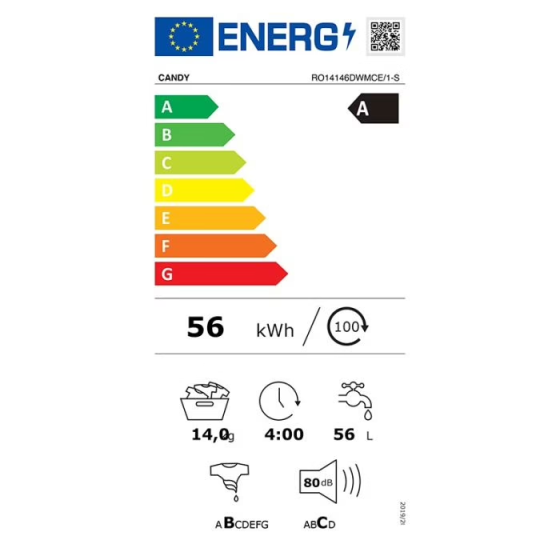 CANDY RO14146DWMCE/1-S Washing machine 14Kg Gazimağusa