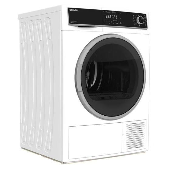 SHARP KD-HHH9S7EW2 Dryer cond. + heat pump 9Kg Gazimağusa