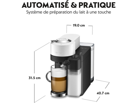 De'Longhi Nespresso Vertuo Lattissima White Gazimağusa