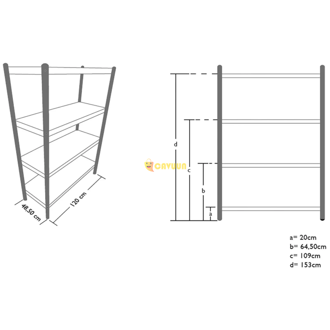 Stainless steel shelf - 120 cm Gazimağusa - photo 6