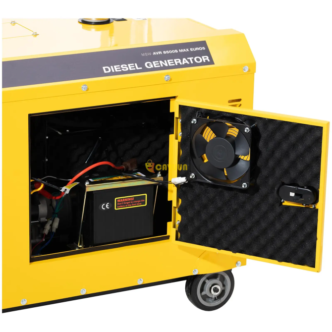 Emergency generator diesel - 7220 / 8500 W - 30 L - 240/400 V - mobile - AVR - Euro 5 Gazimağusa - photo 4