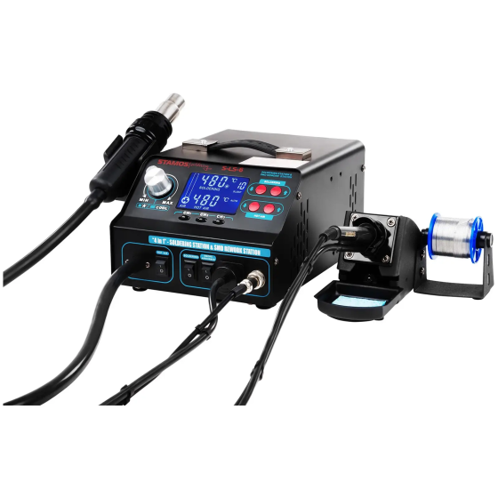 Soldering station with tin roller device and solder fume extraction + Accessories Gazimağusa