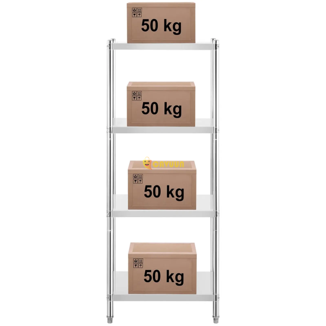 Shelving unit - 70 x 60 x 180 cm - Royal Catering - 200 kg Gazimağusa - photo 5