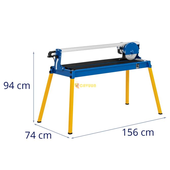 Electric tile cutting machine - 1500 W - 2950 rpm 0 - 45° - water cooling Gazimağusa - photo 5