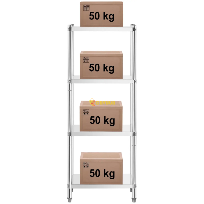 Shelving unit - 70x40x180 cm - Royal Catering - 200 kg Gazimağusa - photo 7