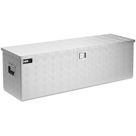 Aluminum tool box, tear plate - 124 x 38 x 38 cm - 150 L Gazimağusa