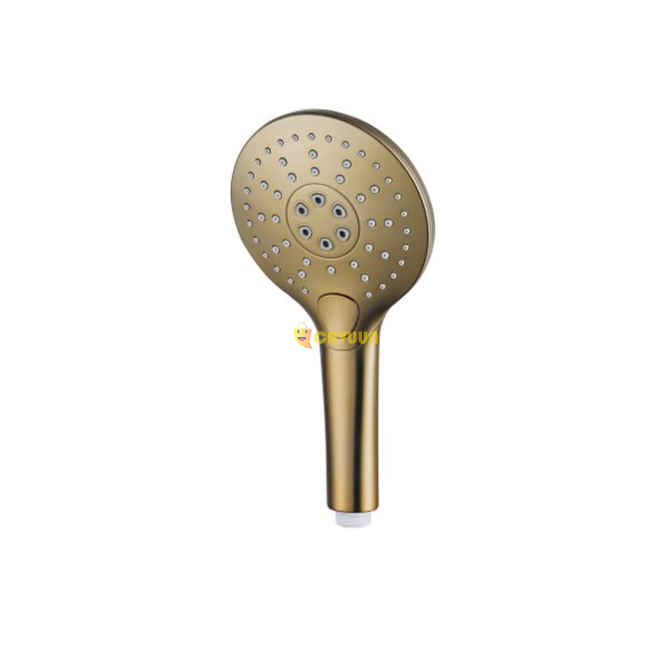 Fortifura Calvi Rain shower set - thermostatic-main shower 25cm-round hand shower-brushed brass PVD Gazimağusa - photo 5