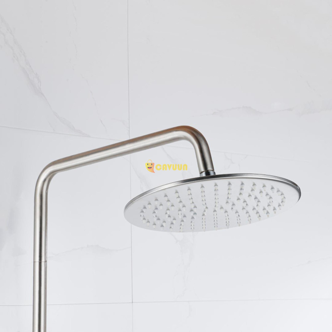 Fortifura Calvi Thermostatic Rain Shower Set - 25cm - round overhead shower - rod hand shower Gazimağusa - photo 4