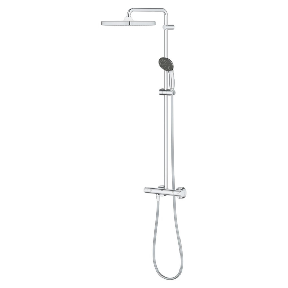 Grohe Vitalio Start shower system with head shower 25cm thermostatic chrome Gazimağusa