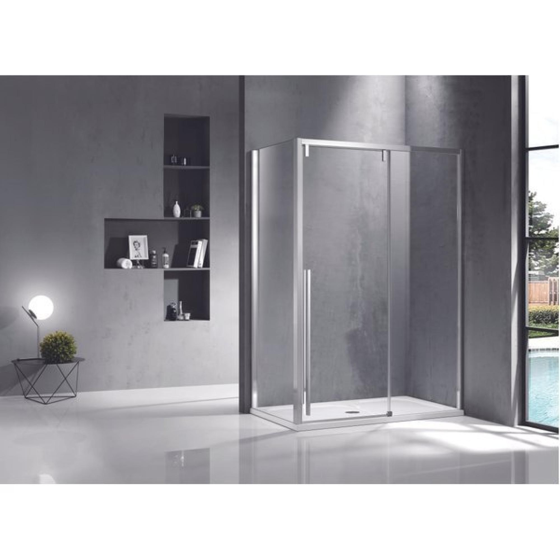 Saniclass Neptune shower cabin 140x90cm with sliding door 8mm safety glass Gazimağusa