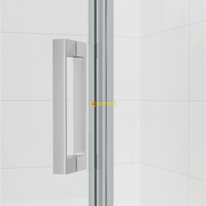 Saniclass Neptune NWA3231 Shower cabin - 90x90x195cm - pentagonal chrome profile and clear glass Gazimağusa - photo 4