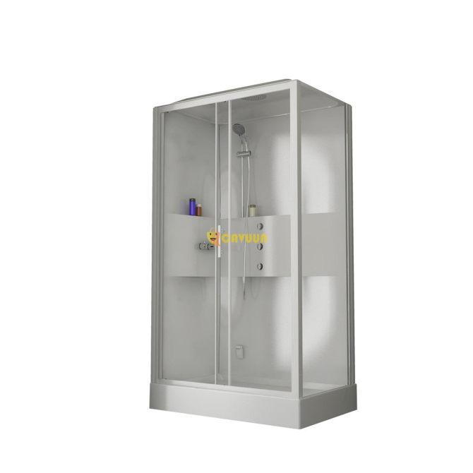 Nemo Spring Lilou Hamam shower cubicle – 120x80cm – Hydro + steam – reversible – with built-in tap Gazimağusa - photo 1