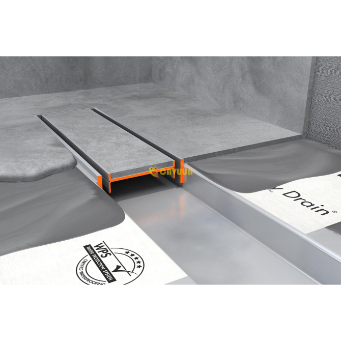 Easy Drain Modulo TAF low shower channel - 90x6.7cm - with floor flange - Water seal Gazimağusa - photo 5