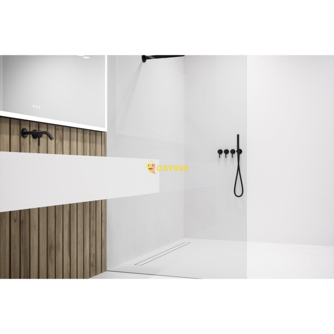 Easy Drain Modulo TAF low shower channel - 90x6.7cm - with floor flange - Water seal Gazimağusa - photo 4