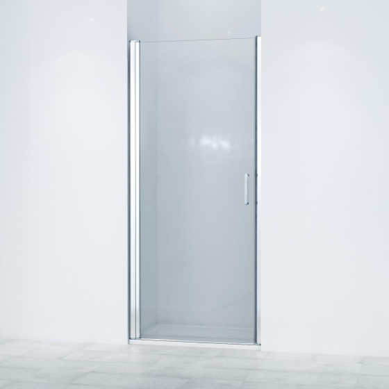 Saniclass Neptune 6211 Shower door - 90x200cm - profile safety glass - anti-limescale - chrome Gazimağusa